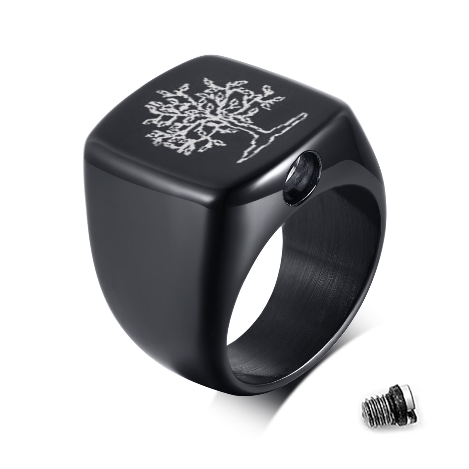 Details about   Fashion Mens Black Enamel Eagle Head 14k Gold-Plated Ring Party Rings Size 7-12 