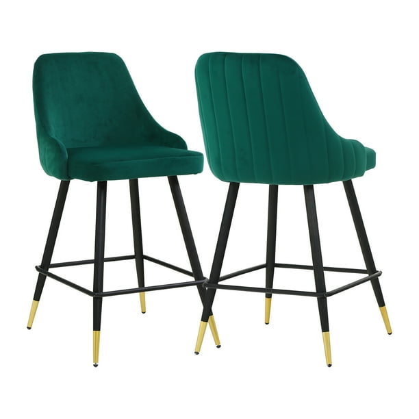 25.5 inch Bar Stools Set of 6,Counter Height Bar Chairs Stools for