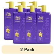 (2 pack) Herbishh Just Curls Shampoo & Conditioner with Deep Conditione, Paraben-free & Vegan for Women & Men , 16.91 fl.oz