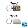 thumbnail image 4 of Brittany Spaniel Dog French Bohemian Art Metal Rectangle Keychain, 4 of 7