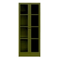 thumbnail image 2 of Avice 59-inch Dark Green French Door Metal Cabinet, 2 of 2