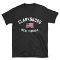 thumbnail image 1 of Clarksburg West Virginia Patriot Men's Cotton T-Shirt, 1 of 1