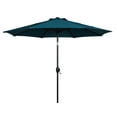 thumbnail image 2 of (2 pack) Mainstays 9' Teal Crank Lift and 3 Position Tilt Patio Umbrella, 2 of 7