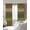 brown, variant on Sage Green Brown Blackout Curtains for Bedroom/Living Room, Thermal Insulated Kitchen Curtains, Country Vintage Ombre Wooden Grain Grommet Darkening Window Treatment Drapes 52"x72"x2