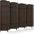 Jostyle Extra Wide Room Divider Panel of 8 Privacy Screen Freestanding