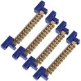 thumbnail image 2 of 4Pcs Copper Ground Bars Grounding Busbar Bar Grounding Block with Terminal Positions, 2 of 4