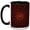 Black, variant on Ruby Spider Web Coffee Mug, Gothic Web Mug, Ceramic Cup