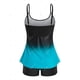 thumbnail image 2 of Talla grande Ombre Imprimir Boyless Boyshort Tankini Traje de baño Rosegal Blusas Tallas Grandes, 2 of 5
