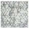 thumbnail image 6 of SAFAVIEH Horizon Milica Abstract Shag Area Rug, Ivory/Green, 6' x 9', 6 of 9