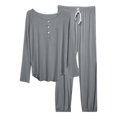 thumbnail image 3 of Women's Casual Sports Set Short Sleeve Button Down Hoodie And Drawstring Pants Two Piece Set Suit for Petite Women Pants Suit Set Womens Ski Overalls Two Piece Pants Suits Dressy Pant Suits for A, 3 of 3