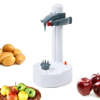 Shanna Electric Potato Peeler Automatic Rotating Fruit & Vegetable Cutter Apple Pear Skin Peeling Machine,Black