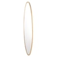 thumbnail image 1 of Frame Wall Mirror, Oval, Glass, Steel Metal, Gold, Bedroom Living, 1 of 4