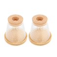 thumbnail image 5 of Glass Plant Jar with Wood Lid for Hydroponic Plants propagation 2pcs Clear Vase Small Size Home, 5 of 5