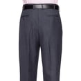 thumbnail image 3 of Giovanni Uomo Mens Pleated Front Dress Pants With Hidden Expandable Waist, 3 of 4