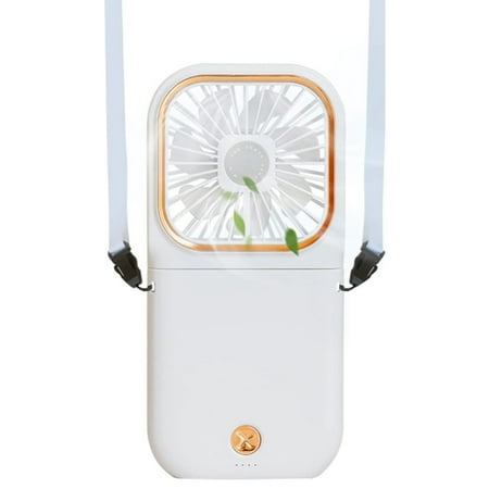 

Mini Neck Fan USB Battery-Operated Fan for Indoor and Outdoor White