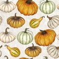 thumbnail image 2 of Medley, Elizabeth 12x12 Black Ornate Wood Framed with Double Matting Museum Art Print Titled - Pumpkin Pattern, 2 of 4