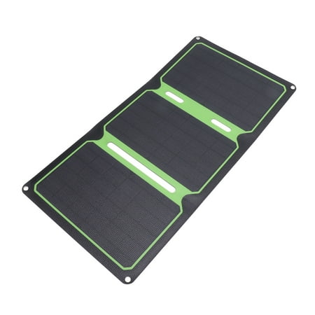 

Outdoor Foldable Solar Panel Charger Foldable Solar Charger Kit Single Crystal ETFE Three Fold One Piece Molding 21W For Hiking