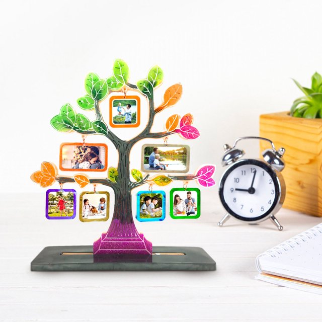 Greenadscape 1Jgo De Silicona Seguro Para Marco De Fotos Estilo Árbol Ideal Para Manualidades En Casa