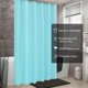thumbnail image 5 of Forro de cortina de ducha de tela azul zafiro con imanes, calidad de hotel impermeable, 72 x 72 lavable a máquina, 5 of 5