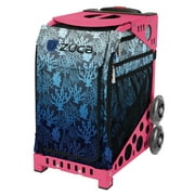 Zuca 18" Sport Bag - Reef with Flashing Wheels (Pink Frame)