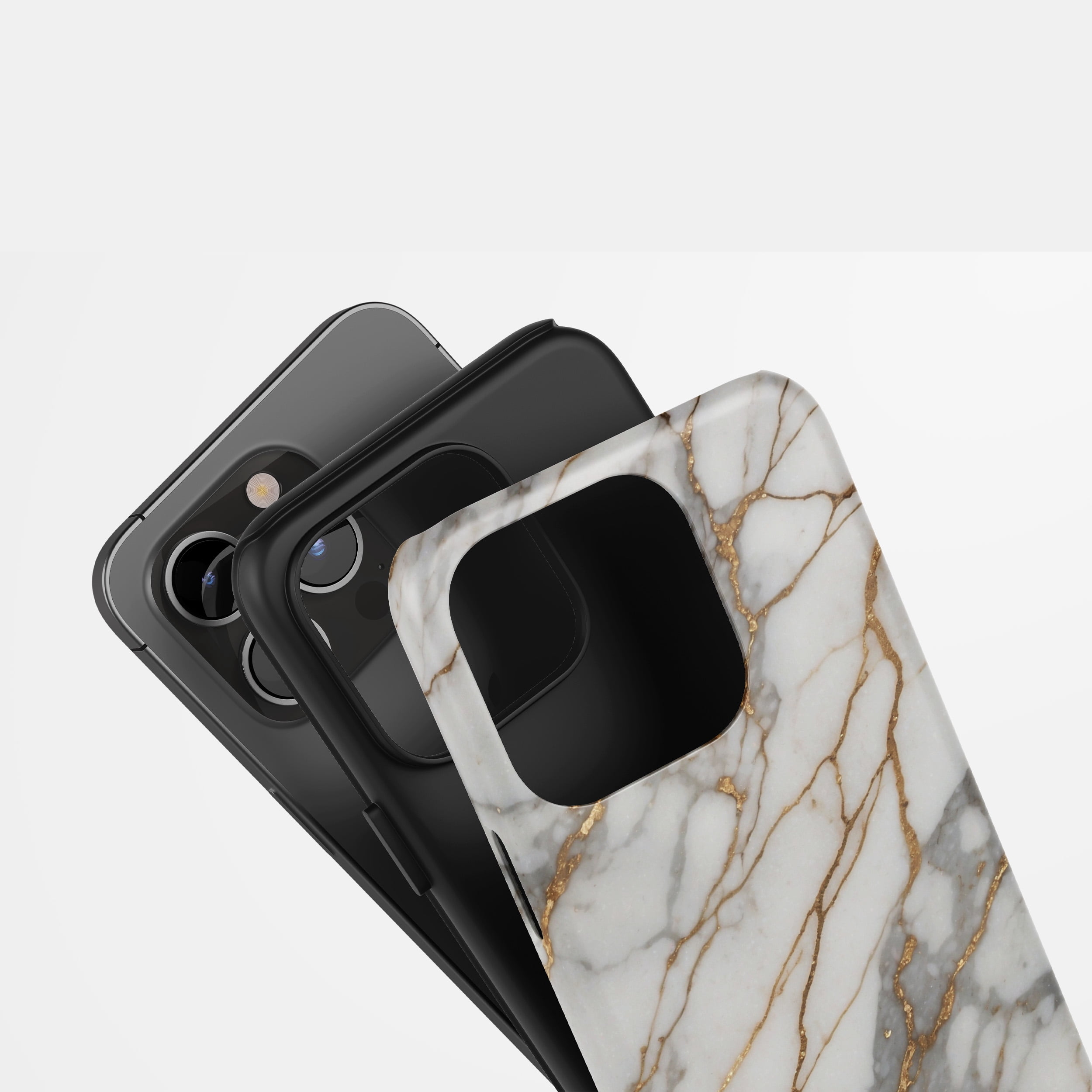 Marble Gold iPhone Series Tough Protective Phone Case