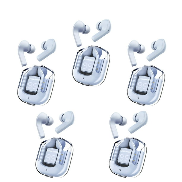 Audífonos Inalámbricos | 5 pz. | Azul claro | Z9 | Bluetooth | Cancelación de Ruido | Estuche de Carga 25 h | Micrófono Integrado IPX4 | Viajes, Ejercicio, Relajación | Música en todo momento