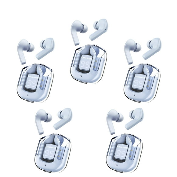 Audífonos Inalámbricos | 5 pz. | Azul claro | Z9 | Bluetooth | Cancelación de Ruido | Estuche de Carga 25 h | Micrófono Integrado IPX4 | Viajes, Ejercicio, Relajación | Música en todo momento