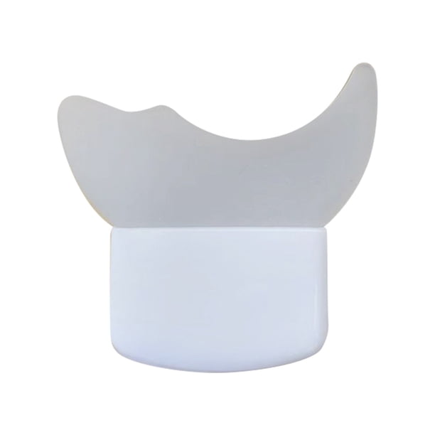 Xihbxyly Herramienta de Maquillaje de Ojos, Protector de Rímel y Delineador Multifuncional, Protector de Silicona Agradable para La Piel, Diseño Único de Media Curvatura, Fácil Aplicación y Limpieza,