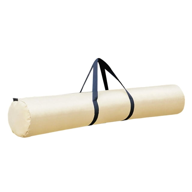 guohui Sac de Mât Pliable pour Tente Grande Capacité Étui de Rangement pour Sac de Sport Randonnée Randonnée Auvent 19cm beige