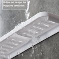 thumbnail image 4 of Advancent Soporte autoadhesivo montado en la pared del de la esponja Contenedor del organizador del drenaje Juegos de accesorios de baño Blanco, 4 of 6