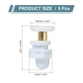 thumbnail image 2 of Uxcell Shower Door Rollers Copper Rod Pulley Wheels Replacement 23mm 8, 2 of 6