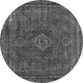 thumbnail image 1 of Ahgly Company Indoor Round Abstract Gray Modern Area Rugs, 5' Round, 1 of 4