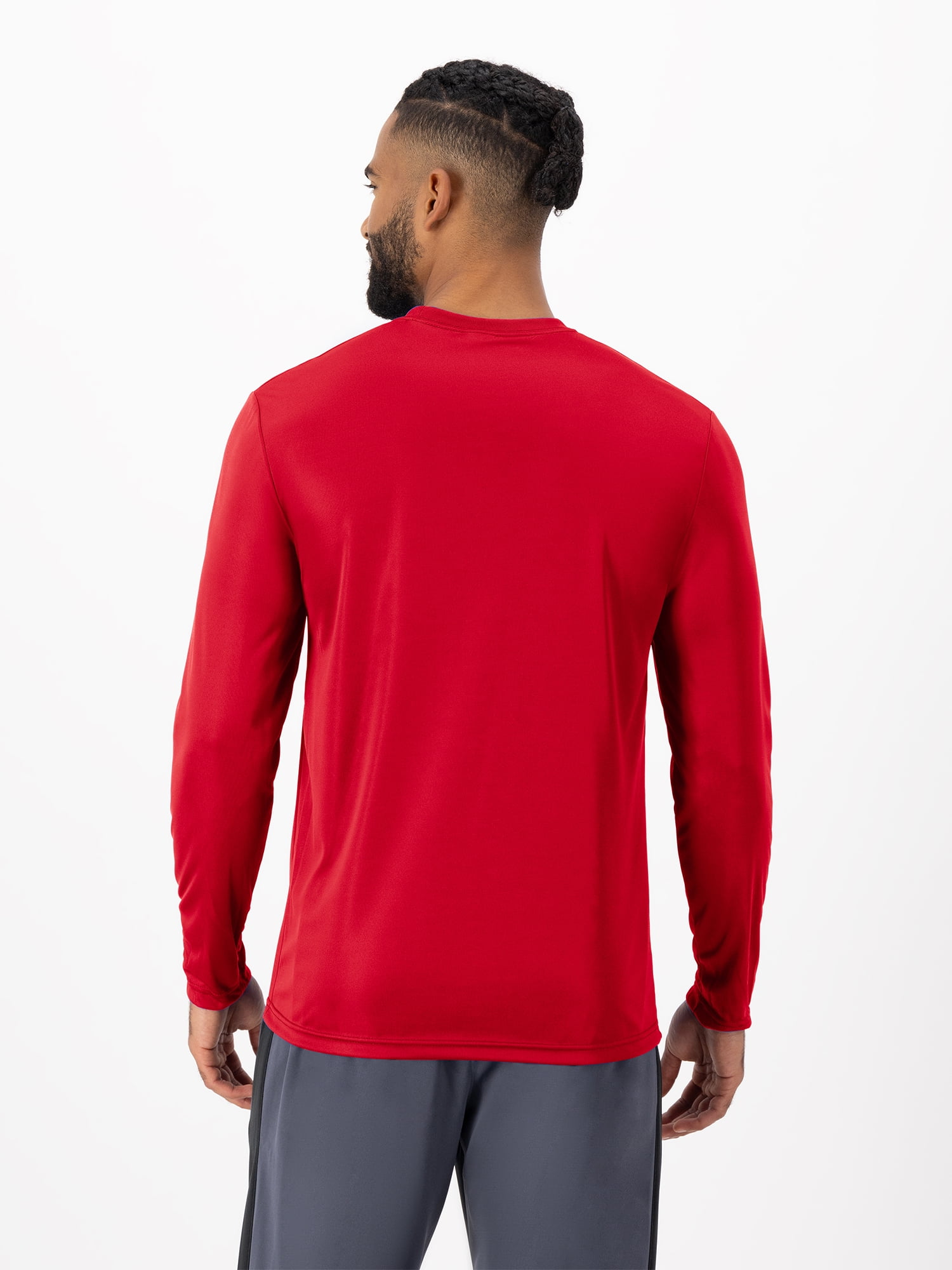 Hanes Men's Sport Cool DRI Performance Long-Sleeve T-Shirt (50+ UPF), Sizes S-3XL