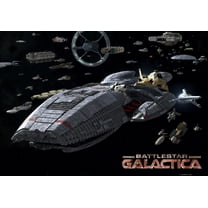Battlestar Galactica Fleet poster 12x16 Print on Metal Sign 12in x 16in Square Adults Z Posters