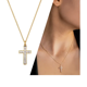 thumbnail image 1 of Collar Xtellar Cruz Mujer Dije Chapado, 1 of 3