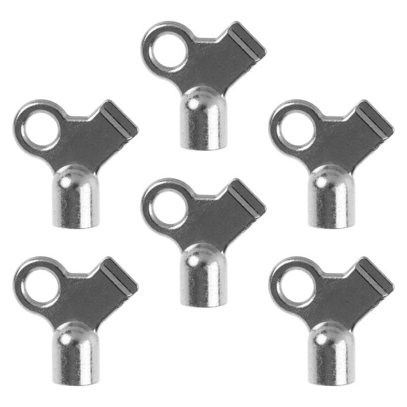 CHICHUMID 6Ud Llave Herramienta Metálica 5Mm Para Purgado Y Ajuste De Válvulas En Radiadores