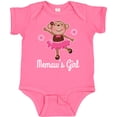 thumbnail image 3 of Inktastic Memaw Girl Ballerina Monkey Girls Baby Bodysuit, 3 of 5