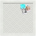 thumbnail image 2 of PinPix 12x12 Custom Cork Bulletin Board Peaks Modern Pattern Grey Poster Board Has a Fabric Style Canvas Finish, Framed in Peaks Modern Pattern Grey, by ArtToFrames (PinPix-1794), 2 of 6