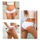 thumbnail image 3 of Pantalones cortos ajustados elásticos para mujer, Mini pantalones cortos de mezclilla, pantalones cortos rasgados, Tanga de cintura baja, ropa Prendas para la parte inferior del cuerpo Blanco L Qarigey AP012050-03, 3 of 5