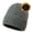 94586_gray, variant on Merino Wool Beanie, Fleece Lined Cold Weather Winter Knit Skull Cap, Navy Blue, X-Large XX-Large