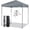 Gray, variant on SONGMY Pop Up Canopy, Easy Set-up Instant Tent with Center Lock, Carry Bag, Rotatable Feet, 8 Stakes, 4 Ropes-Gray 10x10FT