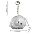 thumbnail image 3 of Hearth & Gear Unique Keepsake Cat Hair Key Chain Handmade Memorial Pet Accessory For Pet Lovers With Elegant Design And Portable Size, 3 of 3