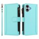thumbnail image 3 of For iPhone 16 Plus Leather Case 9 Card Slots Zipper Wallet Stand Phone Cover with Wrist Strap, 3 of 5