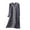 Grey, variant on Women's Long Sleeve Nightgown V Neck Loungewear Soft Summer Lightweight Modal Cozy Fall Nightshirt Black Large