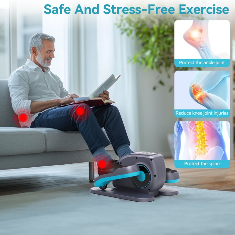TCISA Under Desk Elliptical Machine,Electric Ellipse Leg