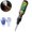 B, variant on 2 in 1 Digital Display Induction Test Pencil, Non-Contact AC 30-1000V LCD/Contact AC Voltage 11-450V, with LED Flashlight, Live/Null Wire Buzzer Alarm, Voltage Detector for Electrical Outlets