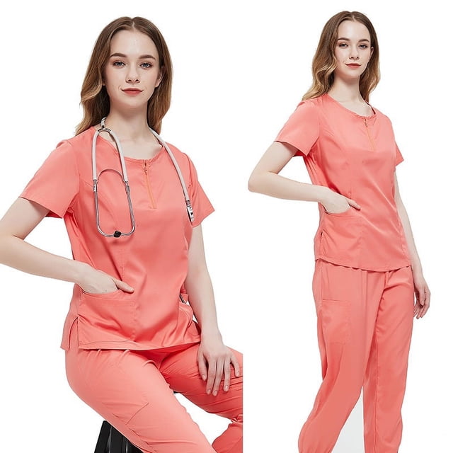 Bata quirúrgica de dentista, traje dividido para lavarse las manos, ropa de trabajo de enfermería, ropa de enfermera elástica de secado rápido