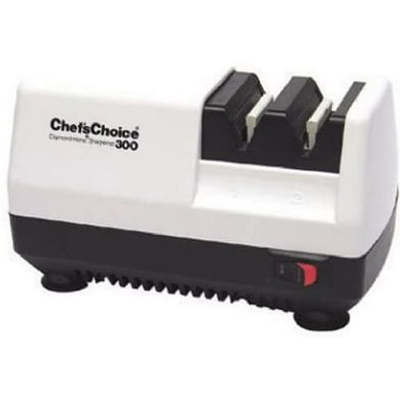 Chef's Choice Chef'sChoice 300 Diamond Hone Knife Sharpener, 2-Stage, White