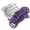 purple, variant on 12/Pack Black Handle Trauma Shears 7.25" Stainless Steel Scissors for Paramedics, EMT, Nurses, Firefighters + More