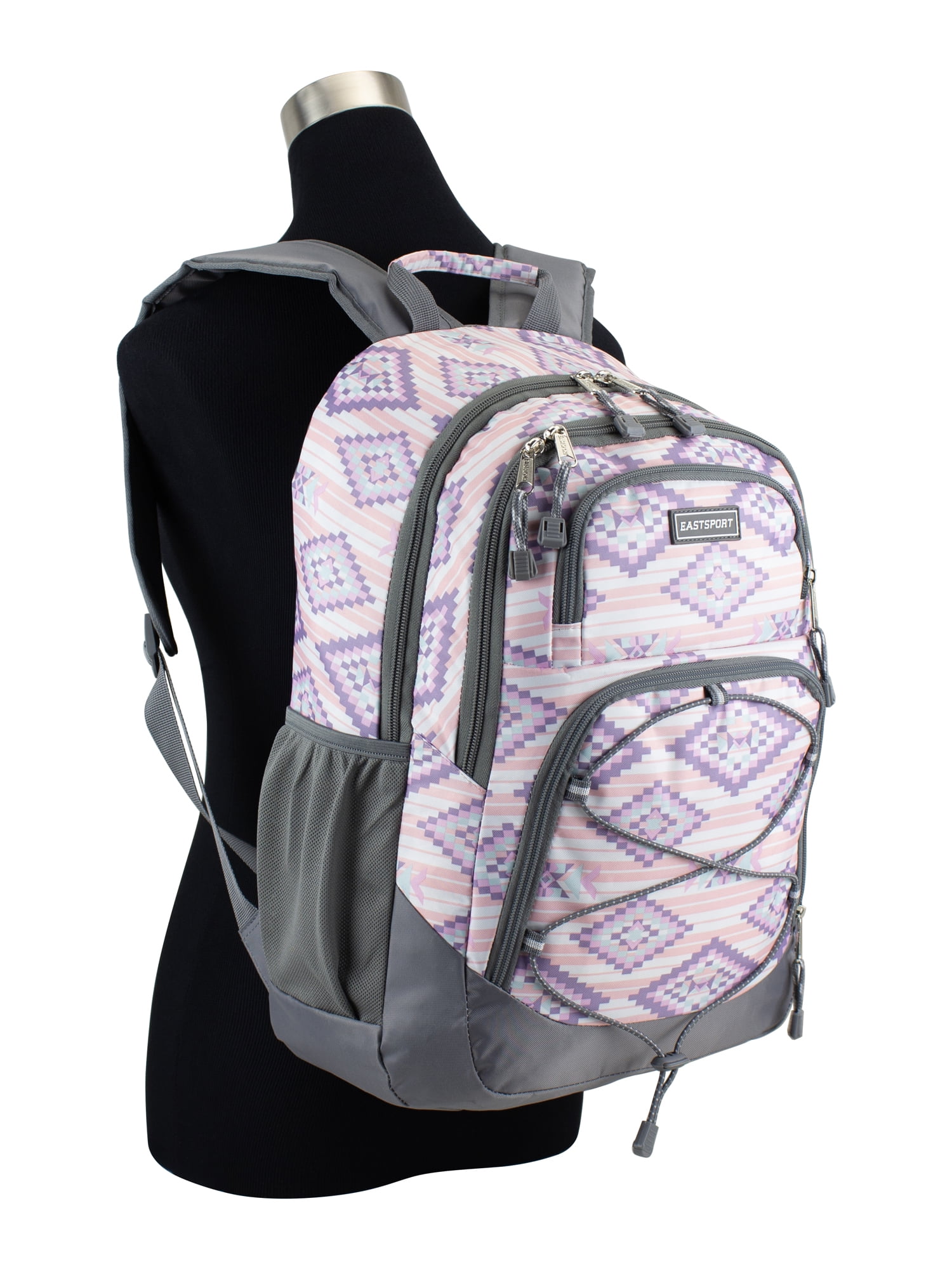 Eastsport Unisex Surge Sport Backpack, Stripe Aztec